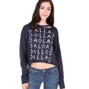 Victoria's Secret Pink Dallas Cowboys Crop Top